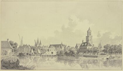 View of the port Zwolle