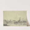 View of the port Zwolle by Cornelis Pronk