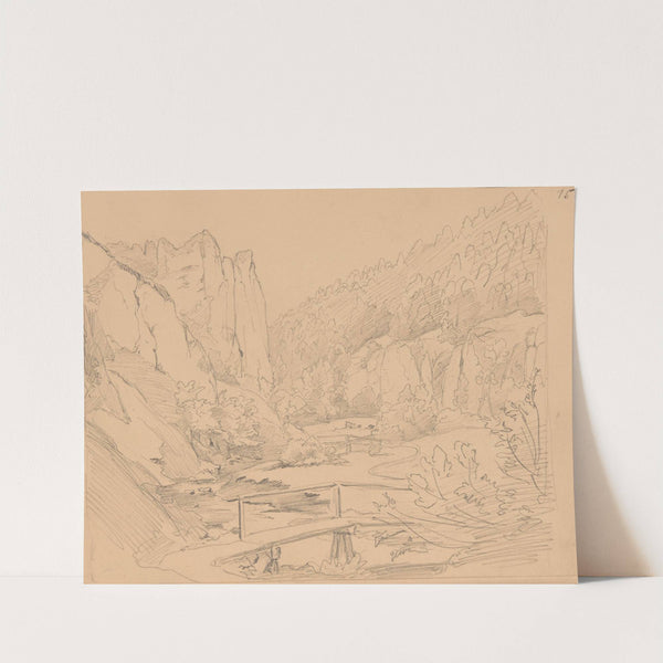 View of the Prądnik Valley near Ojców by Józef Simmler