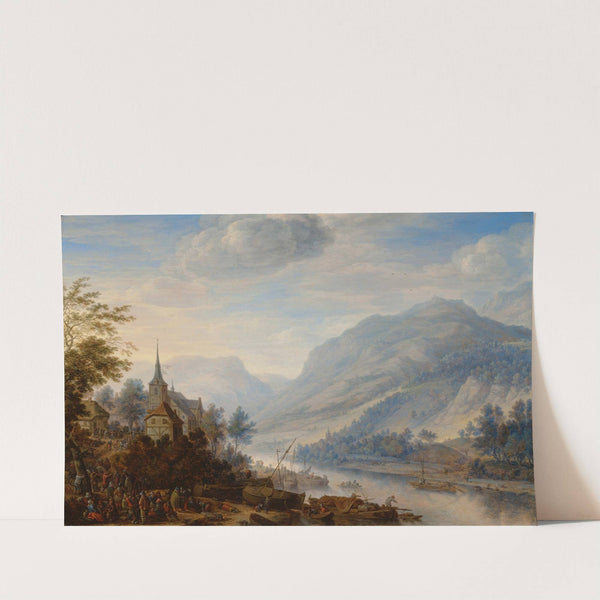 View of the Rhine at Reineck by Herman Saftleven