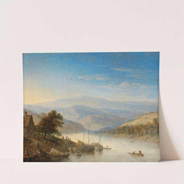 View of the Rhine River near Andernach by Herman Saftleven