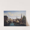View of the Riddarholmskanalen, Stockholm, 1835 by Gustaf Wilhelm Palm