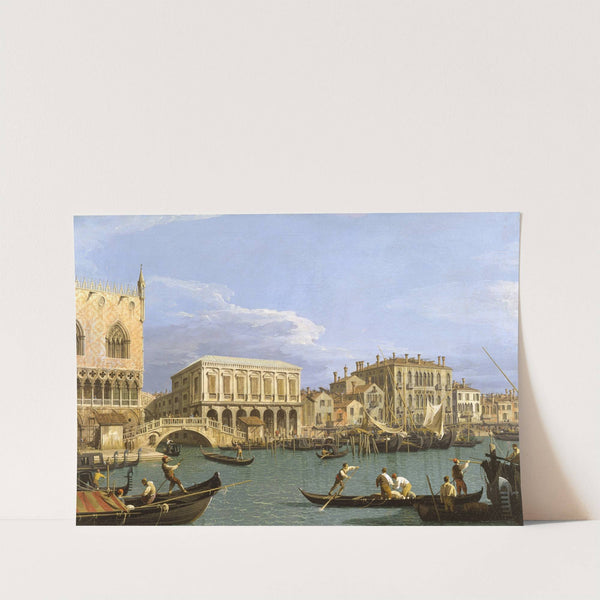View of the Riva degli Schiavoni, Venice by Canaletto