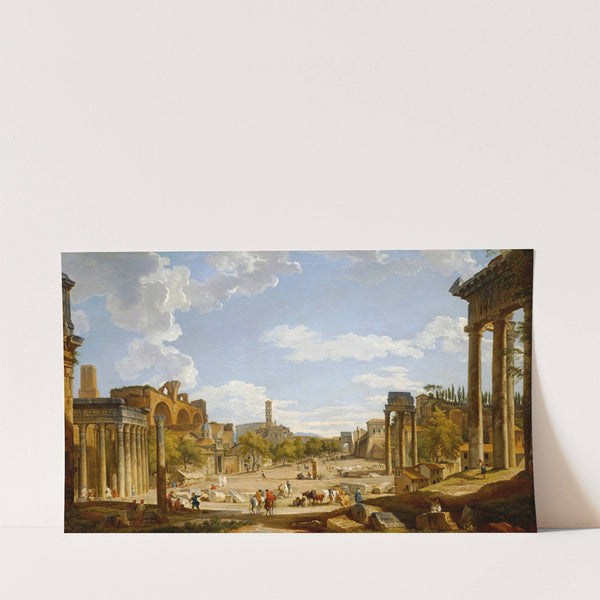 View Of The Roman Forum (1735) by Giovanni Paolo Panini