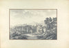 View of the Ruined Baths at Hadrian’s Villa at Tivoli