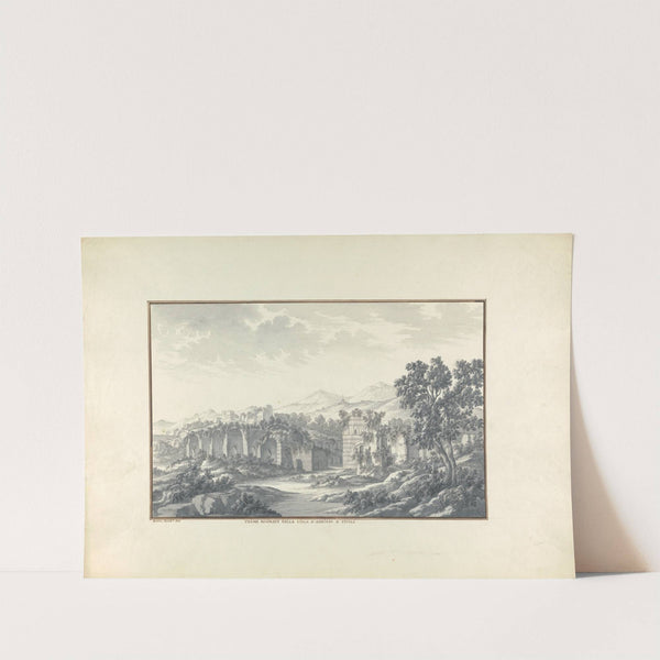 View of the Ruined Baths at Hadrian's Villa at Tivoli by Giovanni Battista Borra