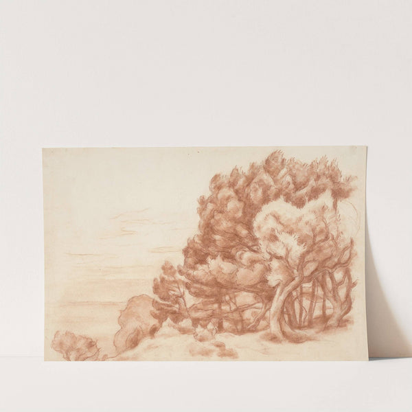 View of the sea in La Ciotat, study for a painting (1927) by Józef Pankiewicz