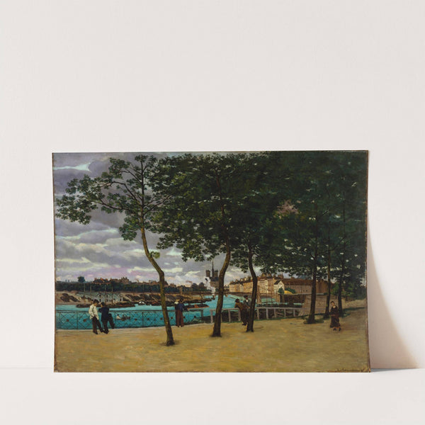 View of the Seine, Paris (1871) by Armand Guillaumin