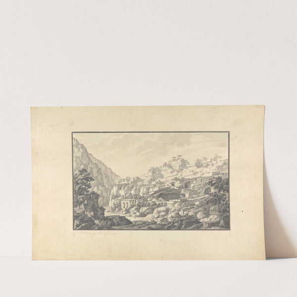 View of the Source of the Lycus River (Nahr el-Kelb) by Giovanni Battista Borra