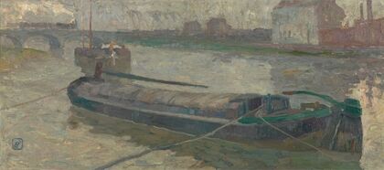 View of the Stropbrug in Ghent