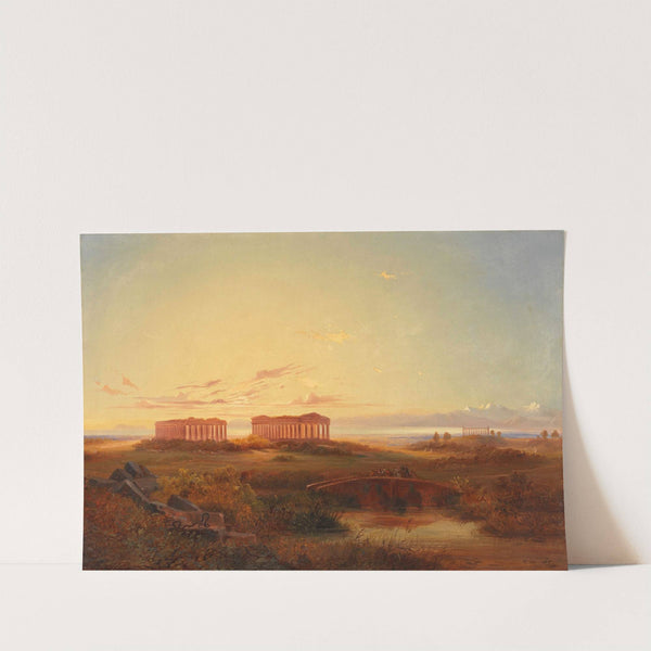 View of the temples of Agrigento by Valentin Ruths