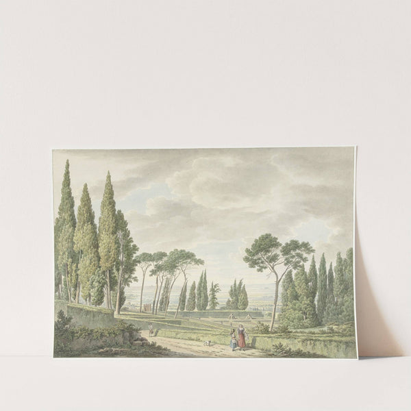 View of the terraces of the Villa d’Este in Tivoli by Daniël Dupré