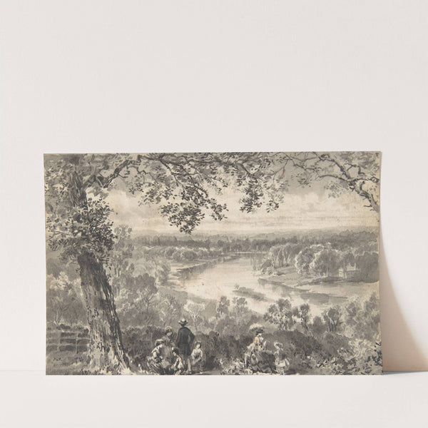 View of the Thames with Figures in Foreground by David Octavius Hill