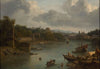 View of the Tiber from the south – Ripa Grande