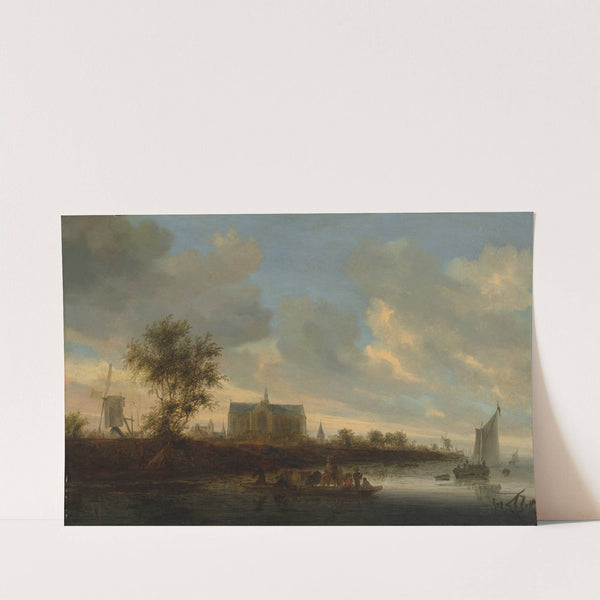 View of the Town of Alkmaar by Salomon van Ruysdael