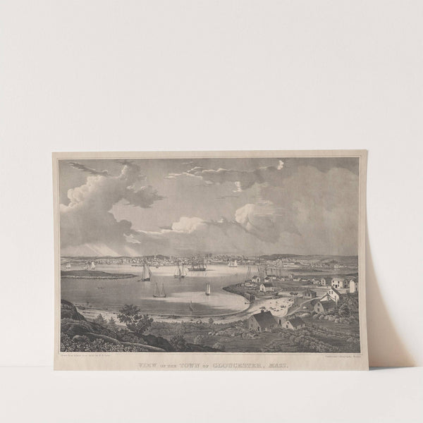 View of the Town of Gloucester, Mass. (1835–36) by Fitz Henry Lane