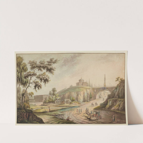 View of the Ujazdowski church by Zygmunt Vogel