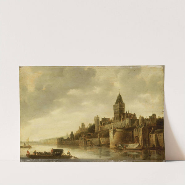 View of the Valkhof in Nijmegen by Frans de Hulst