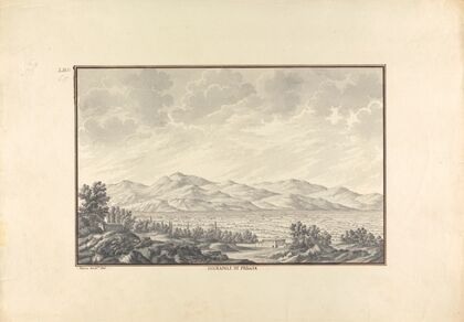 View of the Valley of Hierapolis (now Pamukkale)