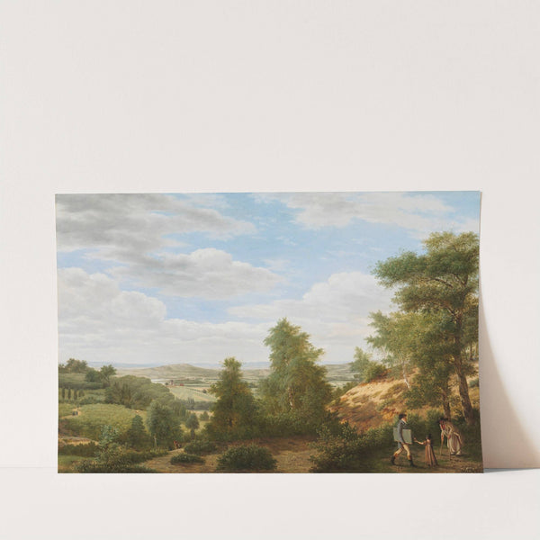 View of the Valley of Montmorency near Saint-Leu-la-Forêt by Pieter Rudolph Kleijn