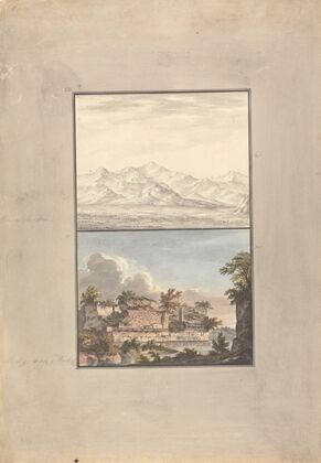 View of the Valley of Sardis and View of a Ruined Bridge