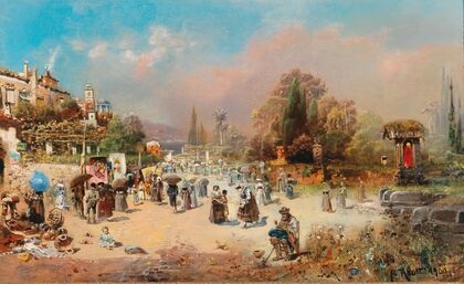 View of the Via Appia (1901)