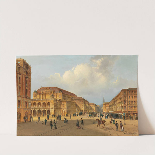 View of the Vienna State Opera by Karl Kaufmann