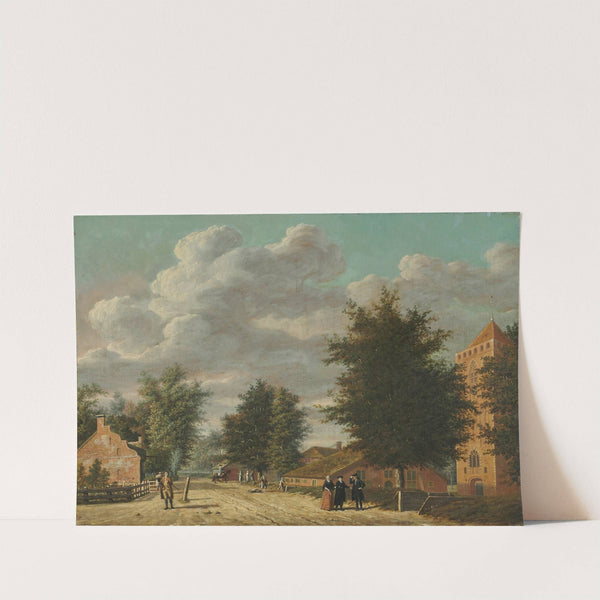 View of the Village of Eemnes by Jordanus Hoorn
