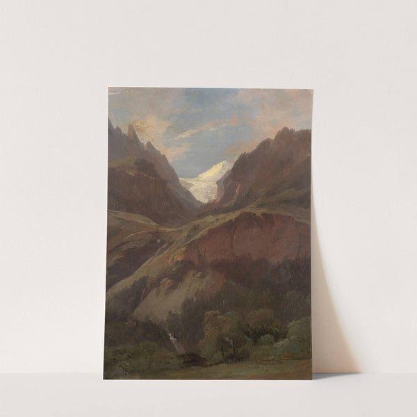 View of the Wetterhorn and the Reichenbach from Meiringen (1846) by Alexandre Calame