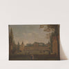 View of the Wilanów Palace from the courtyard (1832) by Wincenty Kasprzycki