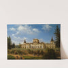 View of the Wilanów Palace from the side of the park by Wincenty Kasprzycki