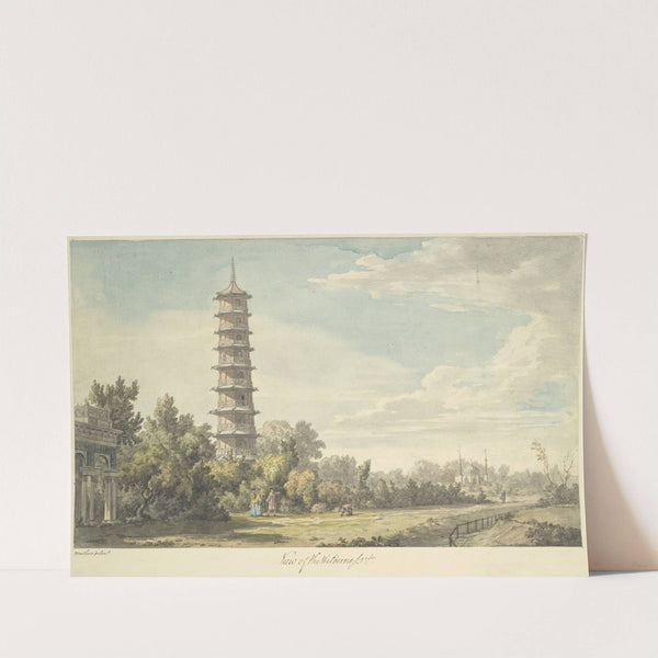 View of the Wilderness at Kew (1763) by William Marlow