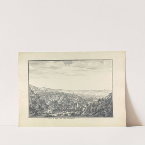 View of Tivoli in the Direction of the North Wind by Giovanni Battista Borra