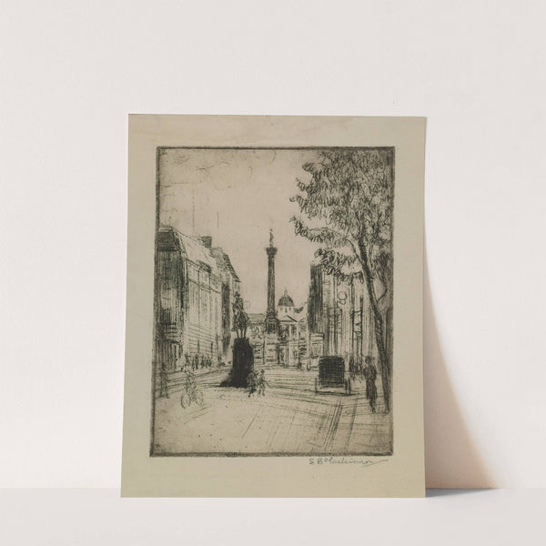 View of Trafalgar Square by Esther Blaikie MacKinnon