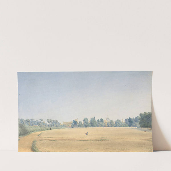 View of University Park looking towards New College, Oxford (after 1825) by William Turner of Oxford