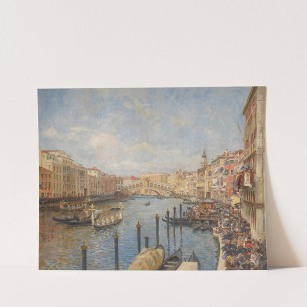 View of Venice during Carnival by Richard Lipps