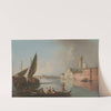 View of Venice with San Giorgio Maggiore by Johann Richter