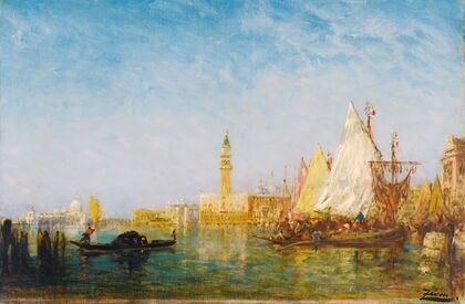 View Of Venice With The Doge’s Palace