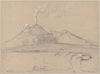 View of Vesuvius from the side of Pompeii (1880)