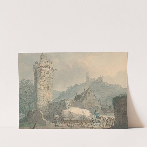 View of Weinheim on the River Neckar by Carl Philipp Fohr