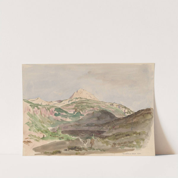 View of Wildesee (1850) by Jan Nowopacký