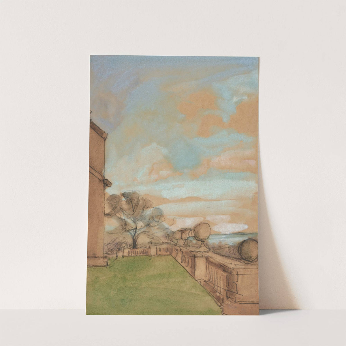 View of Windlestone Hall by Sir William Eden