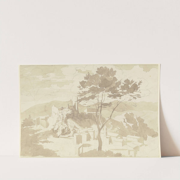 View on Olevano by Franz Theobald Horny