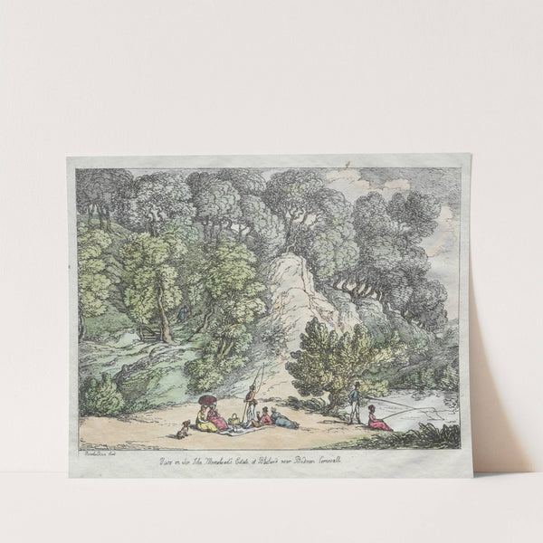 View on Sir John Moreshead’s Estate at Blisland near Bodmin, Cornwall (1805) by Thomas Rowlandson