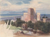 View on Terracina with Mount Circeo