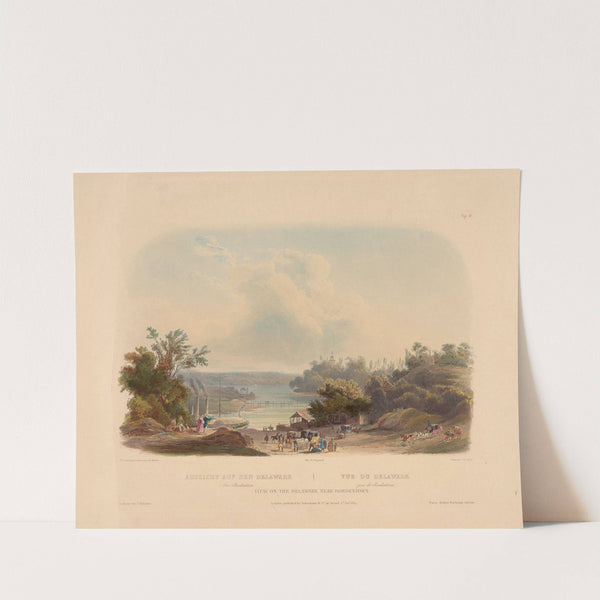 View on the Delaware near Bordentown (1839) by Karl Bodmer