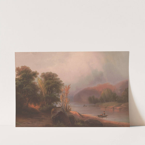 View on the Delaware Water Gap (1871) by Edmund Foerster & Co.