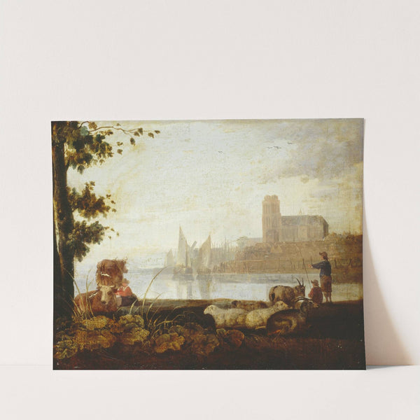 View on the Maas by Aelbert Cuyp