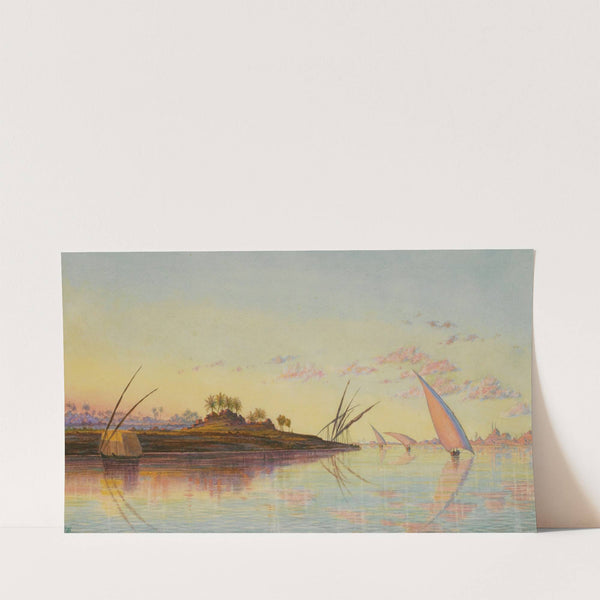 View On The Nile Near Cairo, Egypt by Thomas Seddon