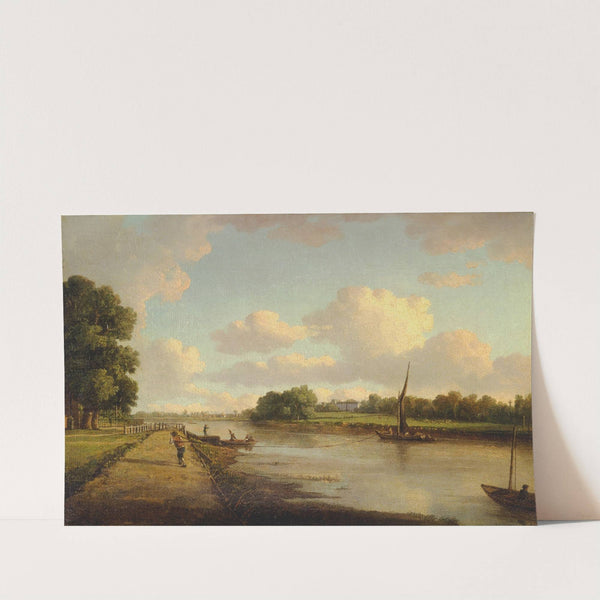 View on the River Thames at Richmond by William Marlow